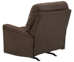 Navi Chestnut Faux Leather Rocker Recliner 14 Navi Chestnut Faux Leather Rocker Recliner -Optimal furniture sale 810587485 2