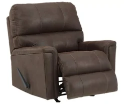 Navi Chestnut Faux Leather Rocker Recliner 13 Navi Chestnut Faux Leather Rocker Recliner -Optimal furniture sale 810587485 4