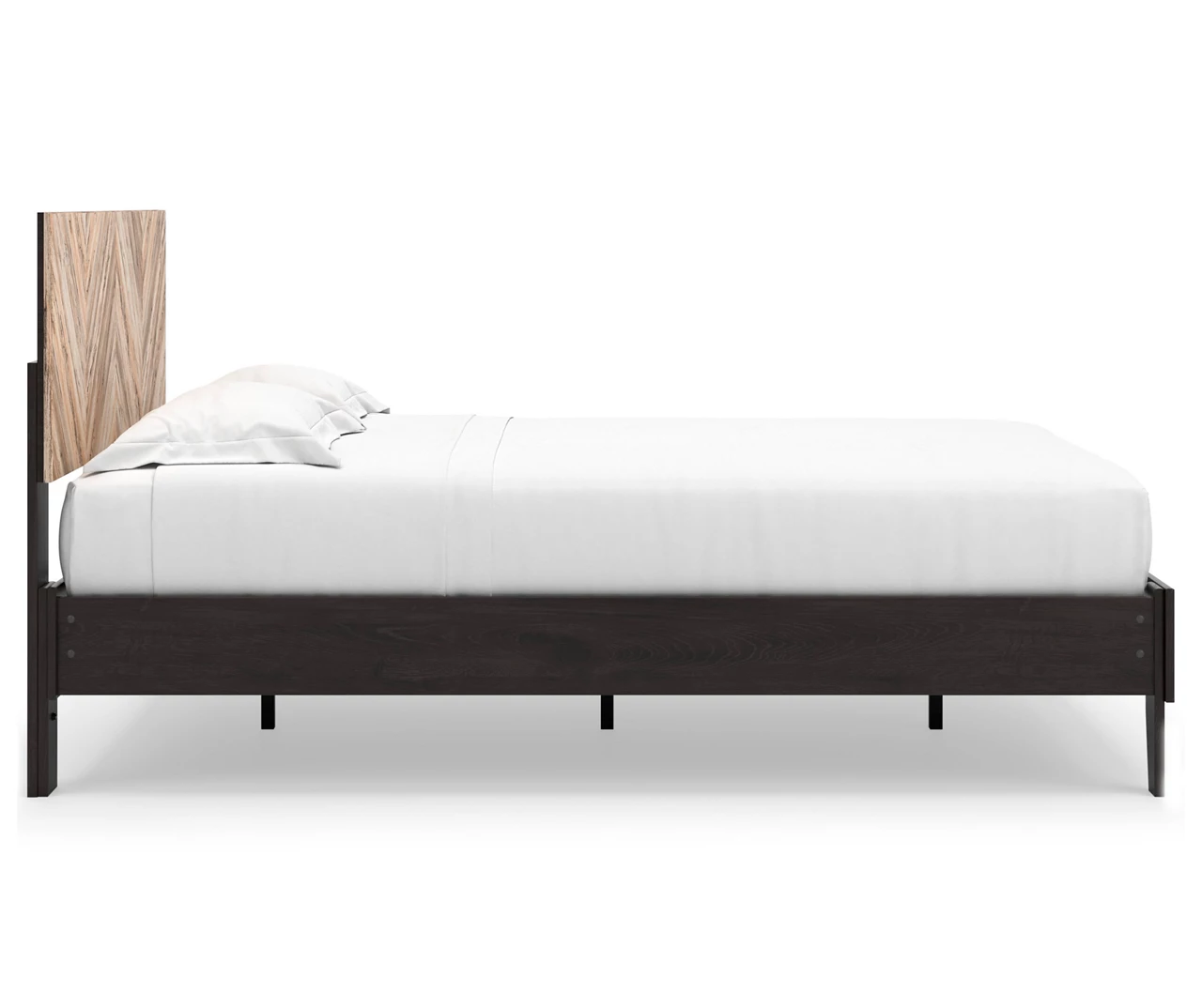 Piperton Black Queen Platform Bed Base 6 Piperton Black Queen Platform Bed Base - Image 4