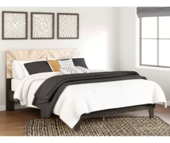 Piperton Black Queen Panel Headboard -Optimal furniture sale 810591748 810591749 7