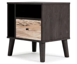 Piperton Black Nightstand -Optimal furniture sale 810591754 1