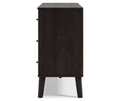 Piperton Black 6-Drawer Dresser -Optimal furniture sale 810591757 6