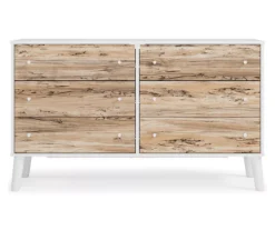 Piperton White 6-Drawer Dresser
