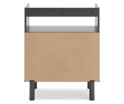 Brymont Dark Gray Turntable Accent Console -Optimal furniture sale 810591773 3