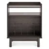 Brymont Dark Gray Turntable Accent Console -Optimal furniture sale 810591773 4