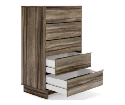 Shallifer Brown 5-Drawer Storage Chest -Optimal furniture sale 810591841 2