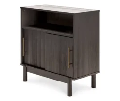Brymont Dark Gray Sliding Door Accent Cabinet -Optimal furniture sale 810591843 1
