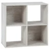 Paxberry Whitewash 4-Cube Storage Organizer -Optimal furniture sale 810592167 1