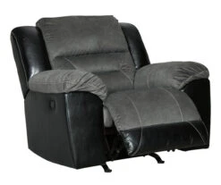 Earhart Slate Faux Leather Rocker Recliner 12 Earhart Slate Faux Leather Rocker Recliner -Optimal furniture sale 810594581 5