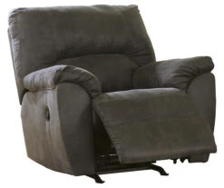 Tambo Pewter Faux Leather Rocker Recliner -Optimal furniture sale 810594596 71