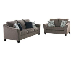 Nemoli Slate Loveseat -Optimal furniture sale 810594618 810594619 2