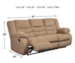 Tulen Mocha Reclining Sofa 14 Tulen Mocha Reclining Sofa -Optimal furniture sale 810594625 3 1