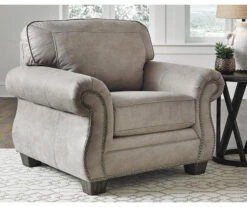 Olsberg Steel Faux Suede Armchair -Optimal furniture sale 810594671 2 1