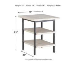 Bayflynn Open End Tables, 2-Pack -Optimal furniture sale 810598675 3