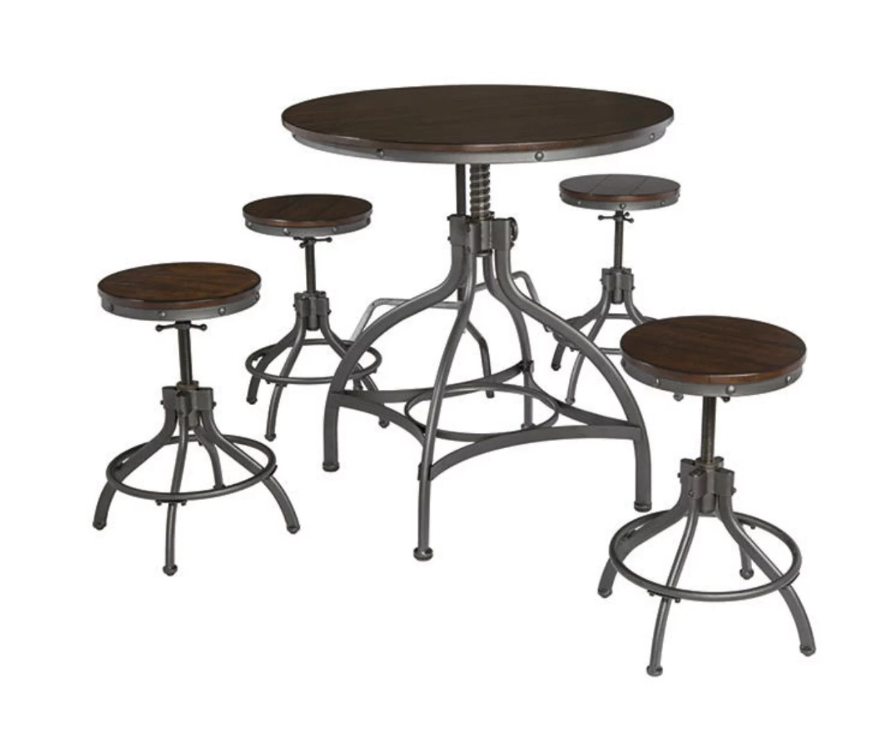 Odium 5-Oiece Counter-Height Dining Set 5 Odium 5-Oiece Counter-Height Dining Set - Image 3