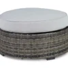 Harbor Court All-Weather Wicker Cushioned Patio Ottoman -Optimal furniture sale 810607992 1