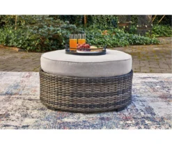 Harbor Court All-Weather Wicker Cushioned Patio Ottoman -Optimal furniture sale 810607992 3