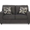 Cascilla Slate Gray Loveseat