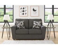 Cascilla Slate Gray Loveseat -Optimal furniture sale 810609756 A0 5