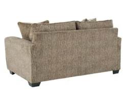 Olin Chocolate Brown Loveseat -Optimal furniture sale 810610833 A0 2