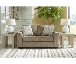 Olin Chocolate Brown Loveseat -Optimal furniture sale 810610833 A0 5