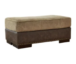 Alesbury Brown Faux Leather Ottoman 8 Alesbury Brown Faux Leather Ottoman -Optimal furniture sale 810612254 1
