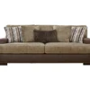 Alesbury Brown Faux Leather Sofa 2 Alesbury Brown Faux Leather Sofa -Optimal furniture sale 810612256 3