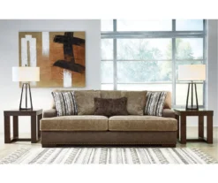 Alesbury Brown Faux Leather Sofa -Optimal furniture sale 810612256 5