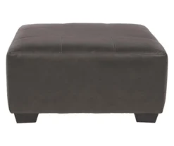 Aberton Gray Faux Leather Oversize Accent Ottoman 9 Aberton Gray Faux Leather Oversize Accent Ottoman -Optimal furniture sale 810612302 2