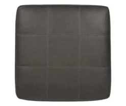 Aberton Gray Faux Leather Oversize Accent Ottoman 11 Aberton Gray Faux Leather Oversize Accent Ottoman -Optimal furniture sale 810612302 4