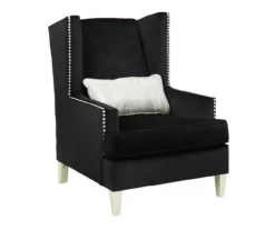 Harriotte Black Accent Chair -Optimal furniture sale 810612309
