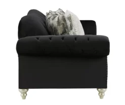 Harriotte Black Loveseat -Optimal furniture sale 810612312 4