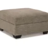 Creswell Gray Storage Ottoman -Optimal furniture sale 810612338 1