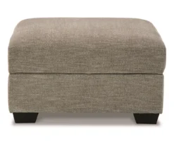 Creswell Gray Storage Ottoman -Optimal furniture sale 810612338 2