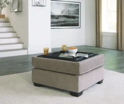 Creswell Gray Storage Ottoman -Optimal furniture sale 810612338 3