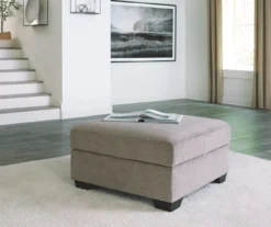 Creswell Gray Storage Ottoman -Optimal furniture sale 810612338 4