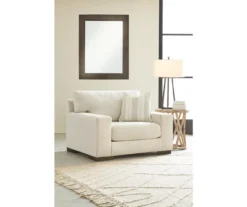 Maggie White Chair And A Half -Optimal furniture sale 810612352 5