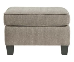 Shewsbury Pewter Ottoman -Optimal furniture sale 810612408 2