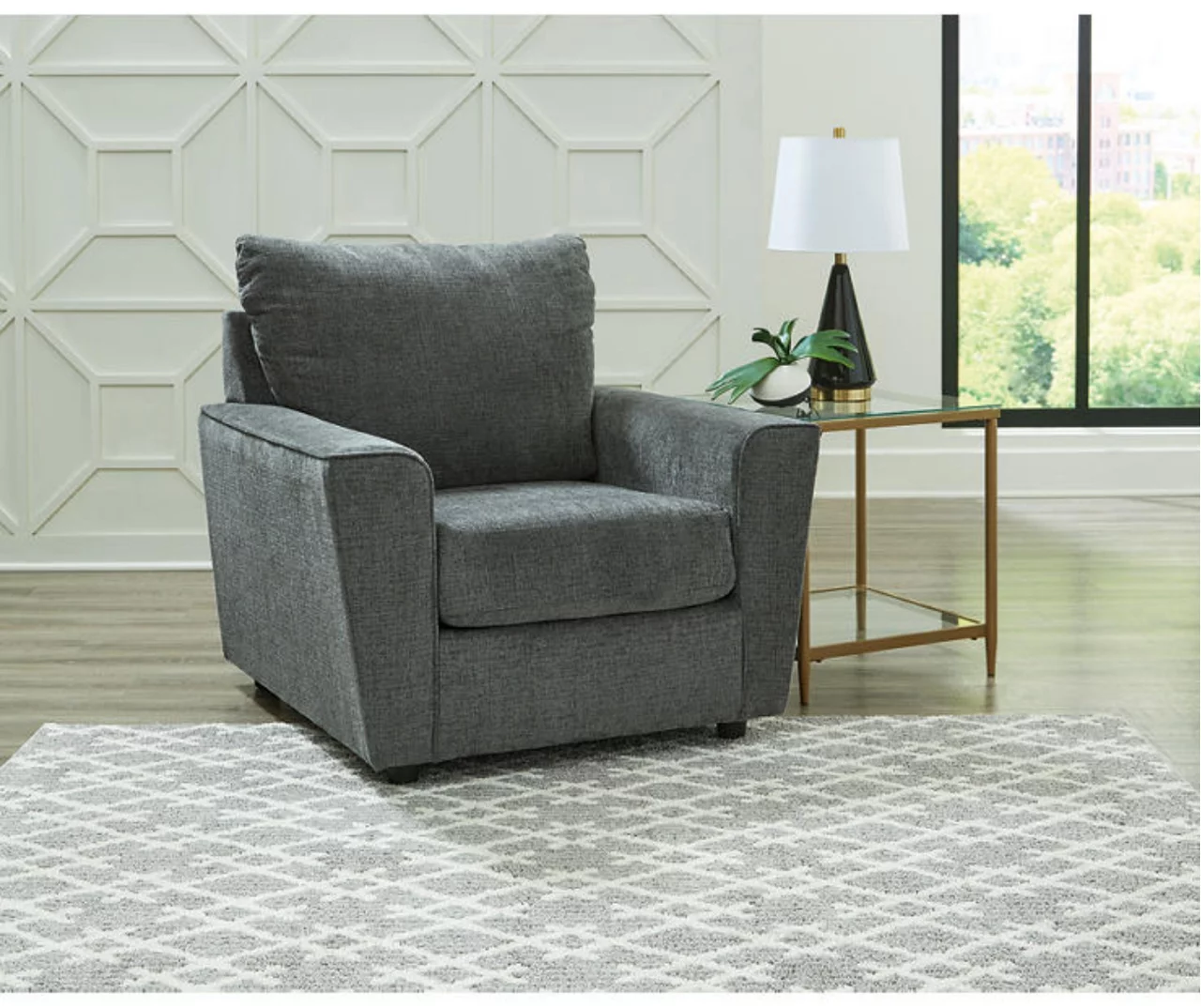 Stairatt Gray Armchair 7 Stairatt Gray Armchair - Image 5
