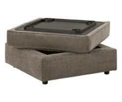 O'Phannon Gray Storage Ottoman -Optimal furniture sale 810612452 5