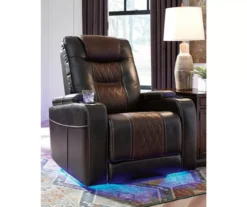 Composer Brown Faux Leather Power Recliner -Optimal furniture sale 810612553 2
