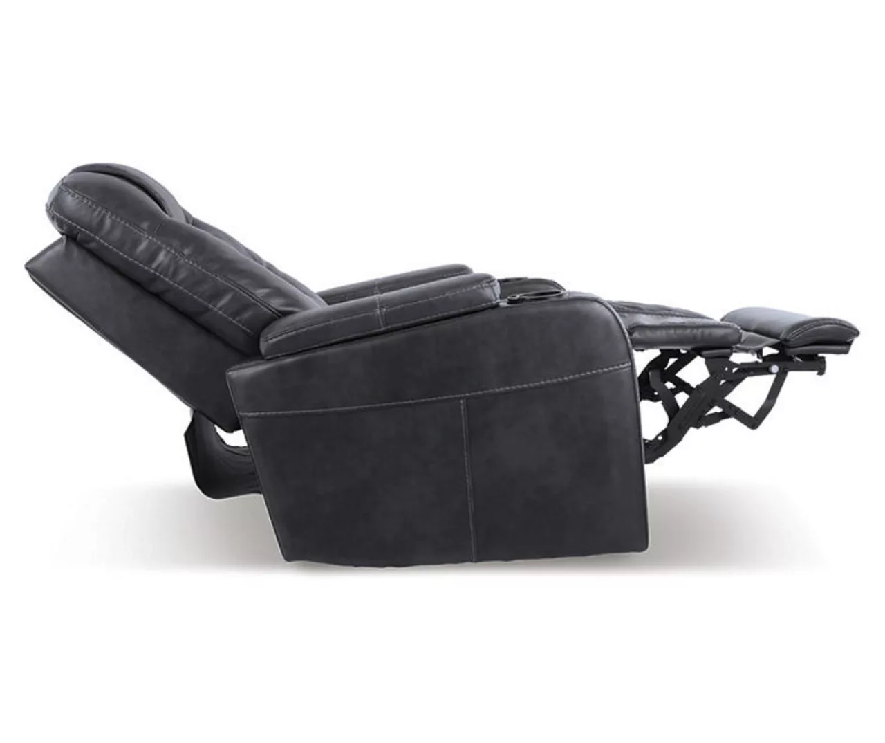 Composer Black Faux Leather Power Recliner 5 Composer Black Faux Leather Power Recliner - Image 3