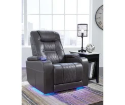 Composer Black Faux Leather Power Recliner 19 Composer Black Faux Leather Power Recliner -Optimal furniture sale 810612554 B0 1