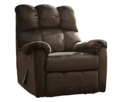 Foxfield Chocolate Rocker Recliner -Optimal furniture sale 810612583 2
