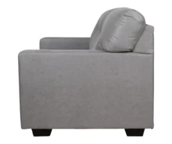 Battstone Graphite Faux Leather Loveseat -Optimal furniture sale 810613203 A1 1