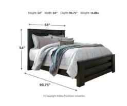 Brinxton Charcoal Full/Queen Headboard -Optimal furniture sale 810614007 810458214 810614001 F0 4