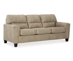 Tishen Pebble Sand Faux Leather Sofa -Optimal furniture sale 810669841 A1 1