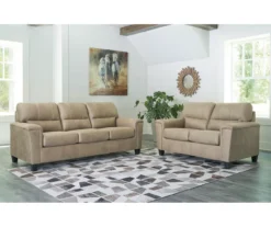 Tishen Pebble Sand Faux Leather Sofa -Optimal furniture sale 810669841 A1 3