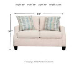 Cullendale Sandstone Cream Loveseat -Optimal furniture sale 810669842 A0 3