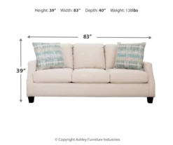 Cullendale Sandstone Cream Sofa -Optimal furniture sale 810669843 A0 3